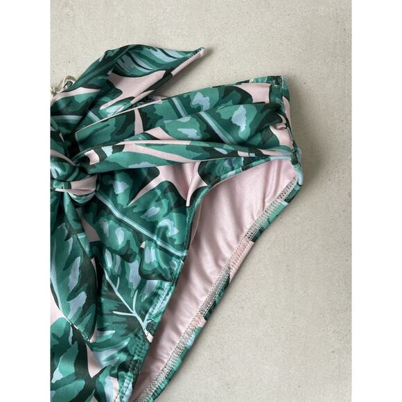 Kenny Flowers Swim Bikini Bottom Tie Front Fronds With Benefits - Picture 2 of 11